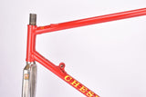 Chesini X-Uno frame set in 56 cm (c-t) / 54.5 cm (c-c) with Columbus SL-SP tubing and Campagnolo dropouts from the 1980s