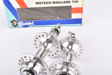 NOS/NIB Maillard / Spidel 700 Professional low flange hub set with 36 holes and english thrad from the 1980s