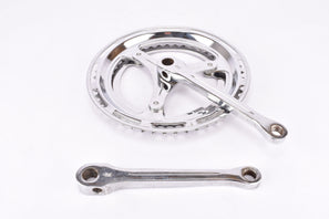 Raleigh 3-arm cottered chrome steel crank set with 49/40 teeth in 165 mm from the 1960s - 1970s