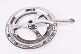 Raleigh 3-arm cottered chrome steel crank set with 49/40 teeth in 165 mm from the 1960s - 1970s