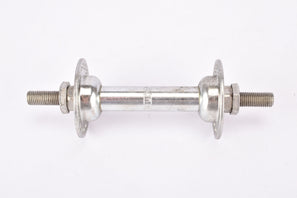 NOS Wagner zinc plated steel small flange Front Hub with 36 holes and solid axle from the 1950s - 1970s