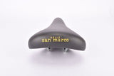 NOS black Selle San Marco Corsaire 313 Saddle from the 1970s - 80s