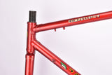 (wrong Decals) Zanella Competition Cycles Champion frame set in 53 cm (c-t) / 51.5 cm (c-c) with Huret dropouts from the 1980s