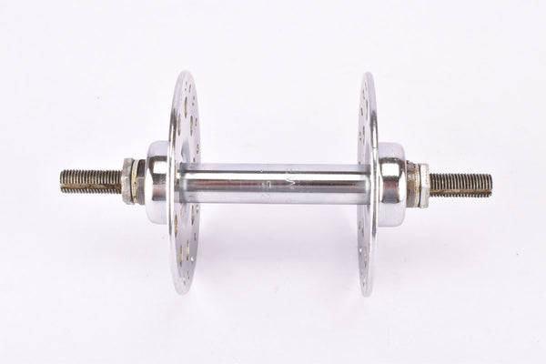 NOS Exceltoo New Star #720 chromed steel round hole high flange Front Hub with 36 holes and solid axle from the 1950s