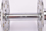 NOS Exceltoo New Star #720 chromed steel round hole high flange Front Hub with 36 holes and solid axle from the 1950s