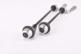 Shimano Deore / Deore II / Deore DX quick release set, front and rear Skewer for 100 / 135 mm, from the 1990s