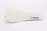 NOS/NIB white perforated Selle Italia Turbo Saddle from 1987
