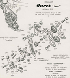 NOS Huret Luxe and Svelto Rear Derailleur Spring for adjusting screw #2126