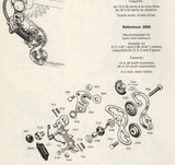 NOS Huret Luxe and Svelto Rear Derailleur Spring for adjusting screw #2126