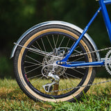 VeloOrange 20" Smooth Fenders, 60mm - Silver and Black
