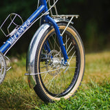 VeloOrange 20" Smooth Fenders, 60mm - Silver and Black