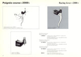 Mafac Course 128 Raceing non-aero Brake Lever Set from the 1970s - 1980s