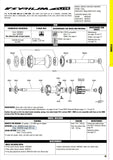 NOS black Mavic Ksyrium Elite #M40656 Bladed Straight-Pull Spokes in 303mm from the 2000s (1 pcs)