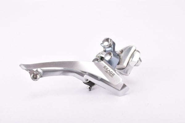 NOS Shimano Exage Sport #FD-A351 braze-on Front Derailleur with Shimano #SM-AD10 Clamp-on Adapter from 1989 - Anlöt Umwerfer

Weight / Gewicht :
124 g

Mounting system / Befestigungssystem :
Braze-on with Shimano #SM-AD10 Clamp-on Adapter (⌀ 31.8mm) /
Anlöt mit Shimano #SM-AD10 Adapterschelle (⌀ 31,8mm)

Condition / Zustand :
New old Stock (NOS) with signs from storage, see pictures /
Neue alte Lagerware mit Lagerspuren, siehe Bilder

Production period / Produktionszeitraum :
1980s / 1980er

Note / Bemerkun