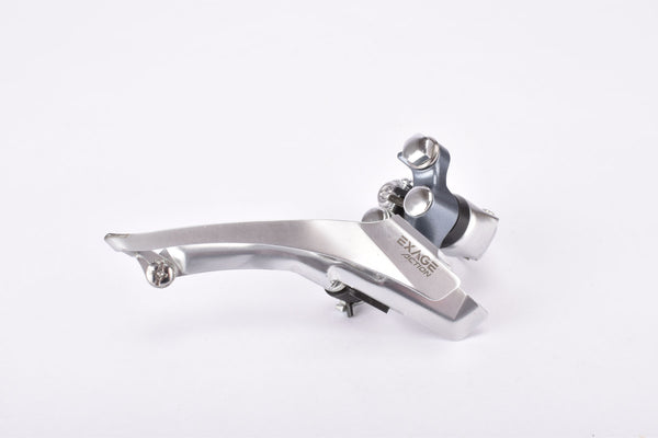 NOS Shimano Exage Sport #FD-A351 clamp-on Front Derailleur from 1989 - Schellen Umwerfer

Weight / Gewicht :
124 g

Mounting system / Befestigungssystem :
Clamp-on 28.6 mm / Klemmung 28,6 mm

Condition / Zustand :
New old Stock (NOS) with signs from storage, see pictures /
Neue alte Lagerware mit Lagerspuren, siehe Bilder

Production period / Produktionszeitraum :
1980s / 1980er

Note / Bemerkung :
-
