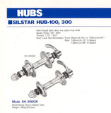 NOS/NIB Sakae/Ringyo SR #SH-300QR Hub Set with 36 holes and english threat from 1980s