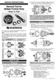 NOS Shimano 600EX #TL-FH30 Removal Tool for Multiple Freehub Body #1209003