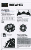 Shimano Uniglide (UG) #MF-1500 5-speed Freewheel with 14-28 teeth and english thread from 1984