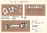 Stronglight Competition #Ref. 65 Bottom Bracket Axle in 123 mm length from the 1970s - 80s