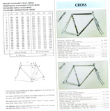 Silver anodized Alan Competition CX Cyclocross vintage aluminum frame set in 52.8 cm (c-t) 51 cm (c-c) from 1985 - defective