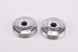 Benotto (Ofmega Competizione) chrom Metal crank set dust caps from the 1970s - 1980s