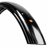 VeloOrange 700c Fluted Fenders, 63mm - Silver and Black