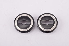 Black Cambio Rino Aero / Corsa Crank Aluminum Dust Cap from the 1980s