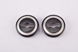 Black Cambio Rino Aero / Corsa Crank Aluminum Dust Cap from the 1980s