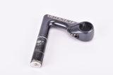 Black / dark anodized Chesini Precision pantographed 3ttt Record 84 #AR84 Stem in size 100mm with 25.8mm bar clamp size from the 1980s