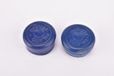 Blue Cinelli Milano handlebar end plugs form the 1960s