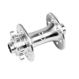VeloOrange Chronos Front Disc Hub, Boost, Silver and Black