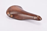 Brown Selle Ideale 134 with rear aluminum carrier from the 1980s
