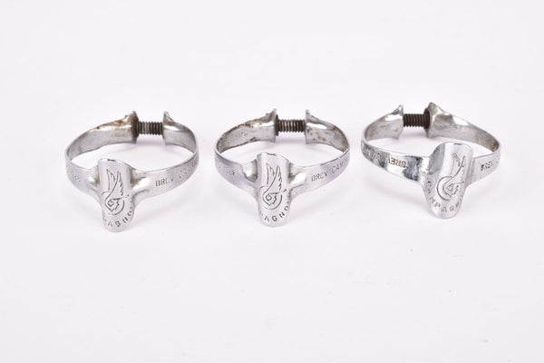 Campagnolo #649 Top Tube outer band, Brake Cable housing Guide Clips from the 1960s - 1980s