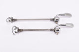 Campagnolo post cpsc quick release set Record / Super Record, #1001/3 & #1006/8 front and rear Skewer for 100 / 126 mm 1970s - 1980s