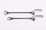 Campagnolo post cpsc quick release set Record / Super Record, #1001/3 & #1006/8 front and rear Skewer for 100 / 126 mm 1970s - 1980s
