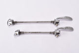 Campagnolo post cpsc quick release set Record / Super Record, #1001/3 & #1006/8 front and rear Skewer for 100 / 126 mm 1970s - 1980s