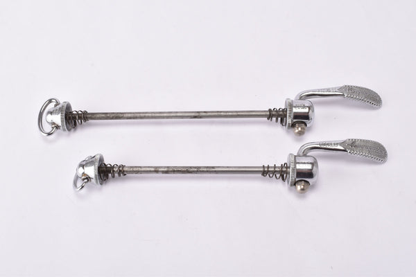 Campagnolo post cpsc quick release set Record / Super Record, #1001/3 & #1006/8 front and rear Skewer for 100 / 126 mm 1970s - 1980s