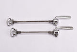 Campagnolo pre cpsc quick release set Record / Super Record, #1001/3 & #1006/8 front and rear Skewer for 100 / 120 mm 1950s - 1970s