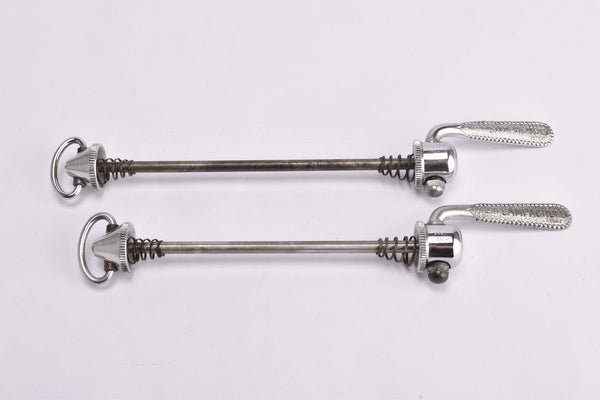 Campagnolo pre cpsc quick release set Record / Super Record, #1001/3 & #1006/8 front and rear Skewer for 100 / 120 mm 1950s - 1970s