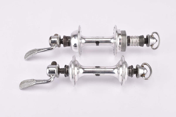 Campagnolo Record Strada #1034 Low Flange Hub set with 36 holes and english thread from the 1960s - 80s