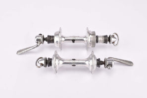 Campagnolo Record Strada #1034 Low Flange Hub set with 36 holes and english thread from the 1960s - 80s