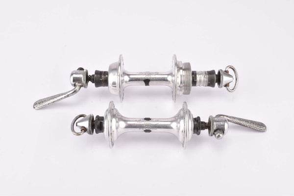 Campagnolo Record Strada #1034 Low Flange Hub set with 36 holes and english thread from the 1960s - 80s