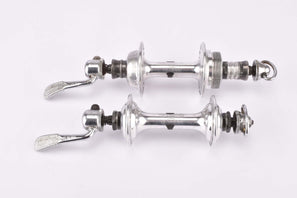 Campagnolo Record Strada #1034 Low Flange Hub set with 36 holes and italian thread from the 1960s - 80s