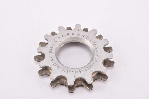 Campagnolo Super Record #L-12 and #M-13 Aluminium/Steel 7-speed threaded Freewheel Cogs with 12/13 teeth from the 1980s