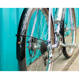 VeloOrange 650b Wavy Fenders, 58mm - Silver and Black