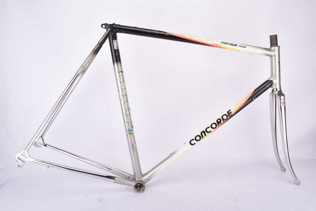 Concorde Astore Design Fuego vintage steel road bike frame Cromor