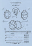 NOS Specialites TA #204 Small Criterium Chainring  for Pro 5 Vis (Professionnel) with 43 teeth and 152 BCD since the 1960s