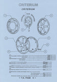 NOS Specialites TA #2205 Double Criterium Chainring for Pro 5 Vis (Professionnel) with 51/43 teeth and 50.4 BCD since the 1960s