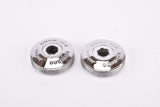 First Generation Shimano Dura-Ace chrom Metal crank set dust caps from the 1970s - 1980s