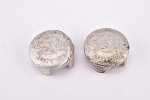 Gaslo Capsula Brevettata aluminum handlebar end plugs from the 1940s, 1950s, 1960s